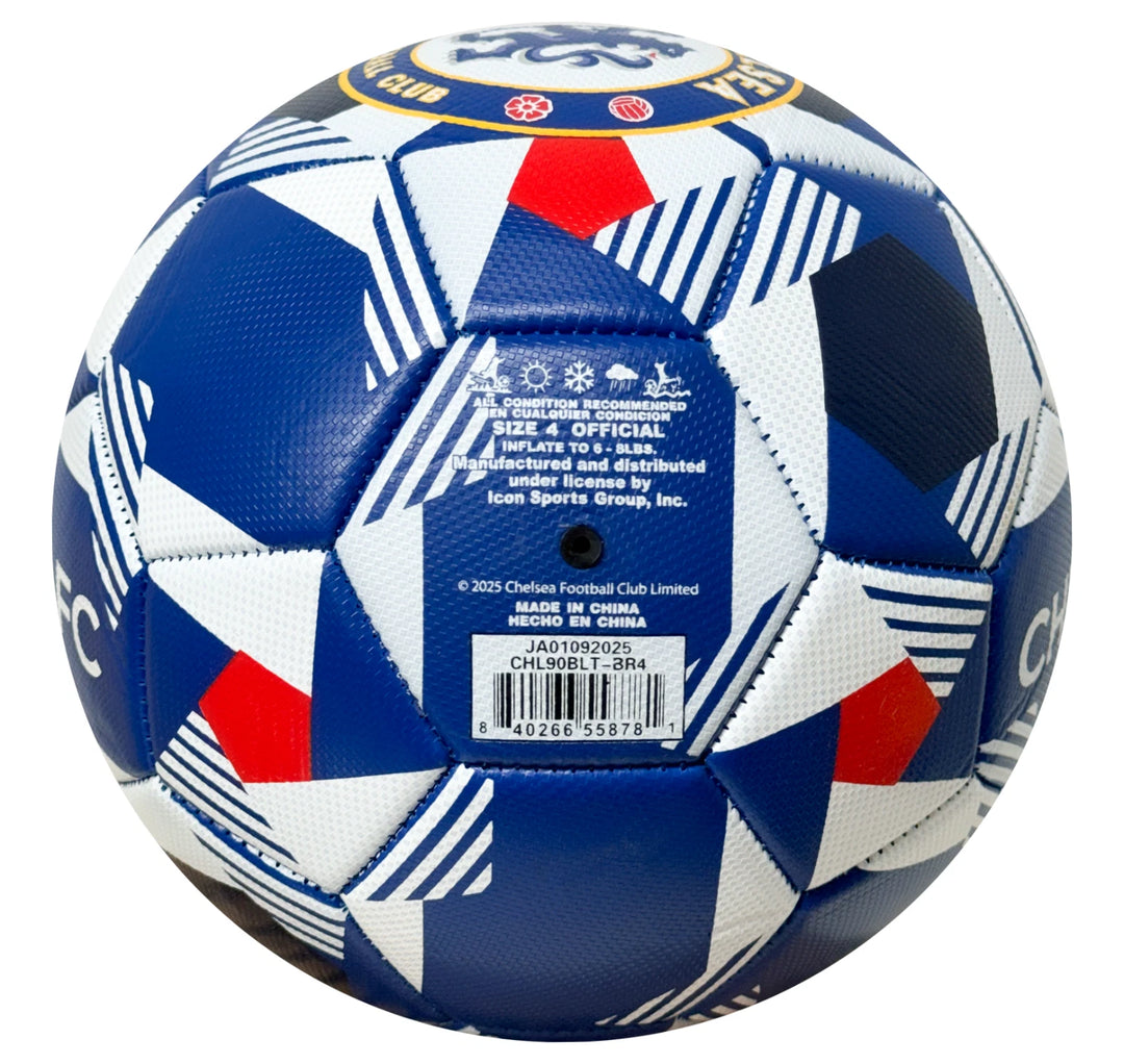 Official Chelsea FC Soccer Ball | Blue EPL Licensed Football Size 2, 4, 5