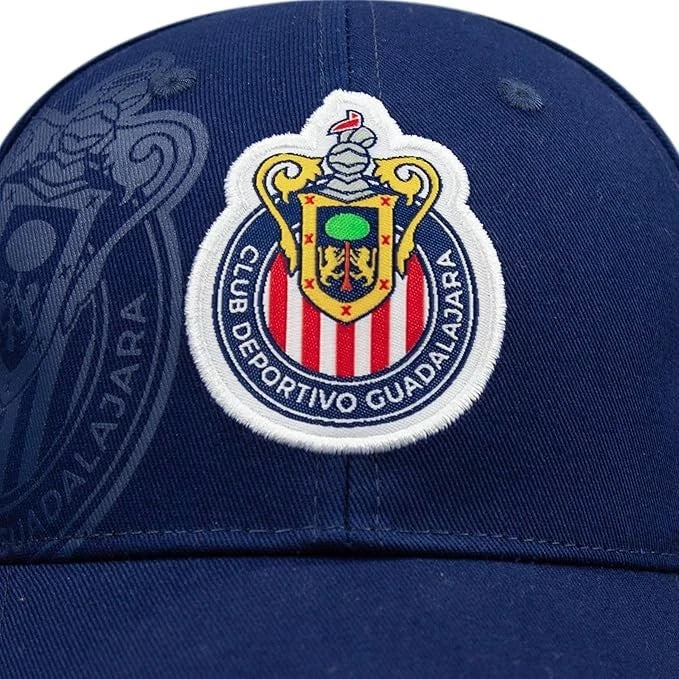 Icon Sports Chivas Adjustable Hat | Navy Blue Official Licensed Liga MX Baseball Cap
