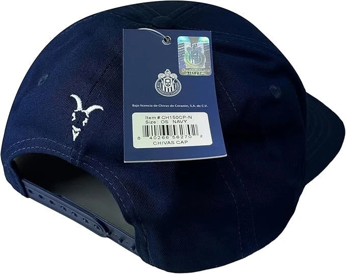 Icon Sports Chivas Snapback Hat | Navy Blue Official Licensed Liga MX Baseball Cap