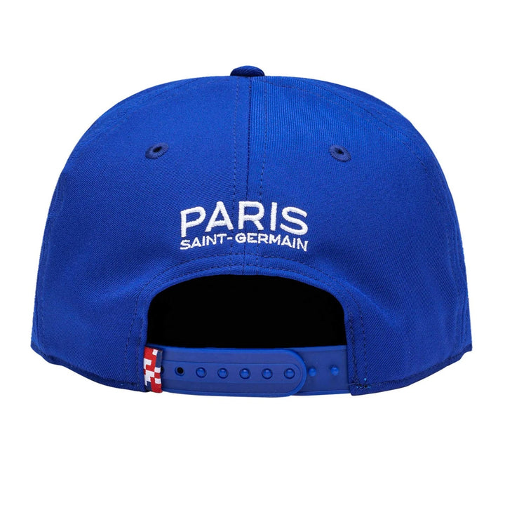 Fan Ink PSG Avalanche Snapback Hat | White Blue Ligue 1 Headwear