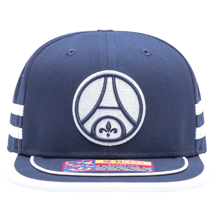 Fan Ink PSG Offshore Snapback Hat | Navy White Ligue 1 Headwear