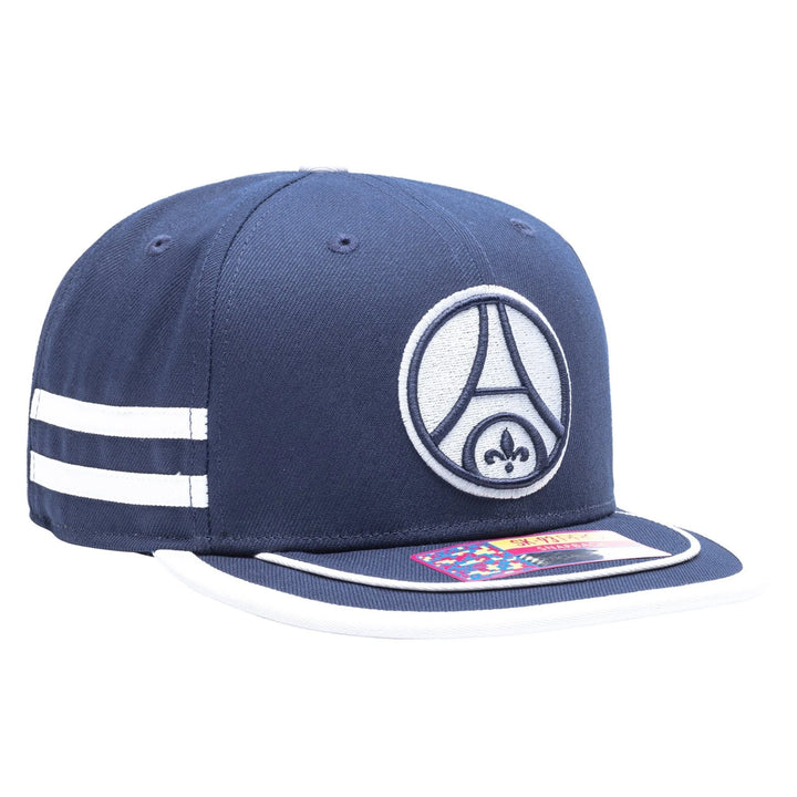 Fan Ink PSG Offshore Snapback Hat | Navy White Ligue 1 Headwear