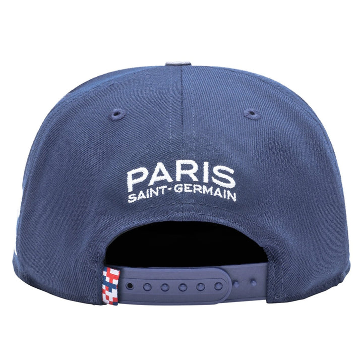 Fan Ink PSG Offshore Snapback Hat | Navy White Ligue 1 Headwear