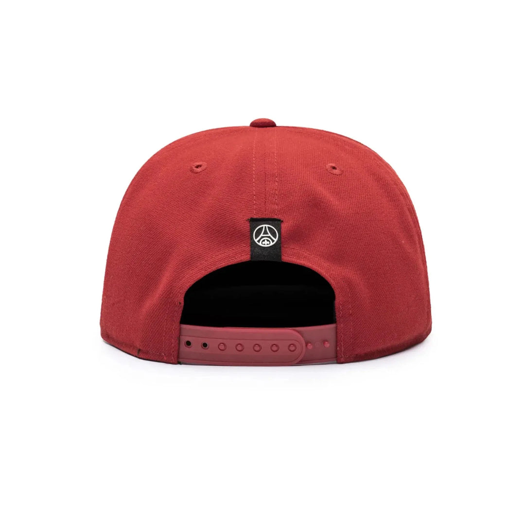 Fan Ink PSG Dawn Snapback Hat | Red Ligue 1 Headwear