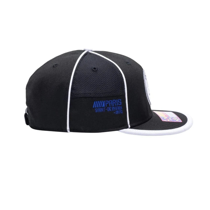 Fan Ink PSG Zero Snapback Hat | Black White Ligue 1 Headwear