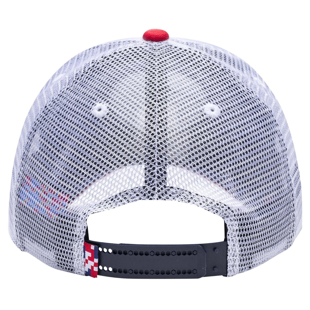 Fan Ink PSG Destiny Trucker Hat | Navy Blue White Red Ligue 1 Headwear