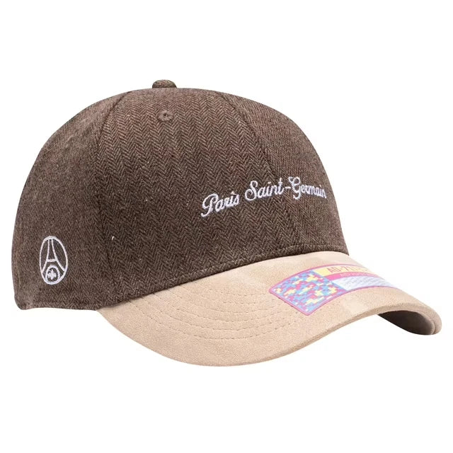 Fan Ink PSG Noble Adjustable Hat | Brown Tan Ligue 1 Headwear