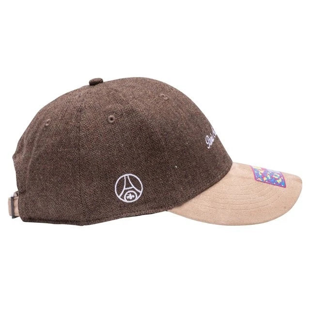 Fan Ink PSG Noble Adjustable Hat | Brown Tan Ligue 1 Headwear